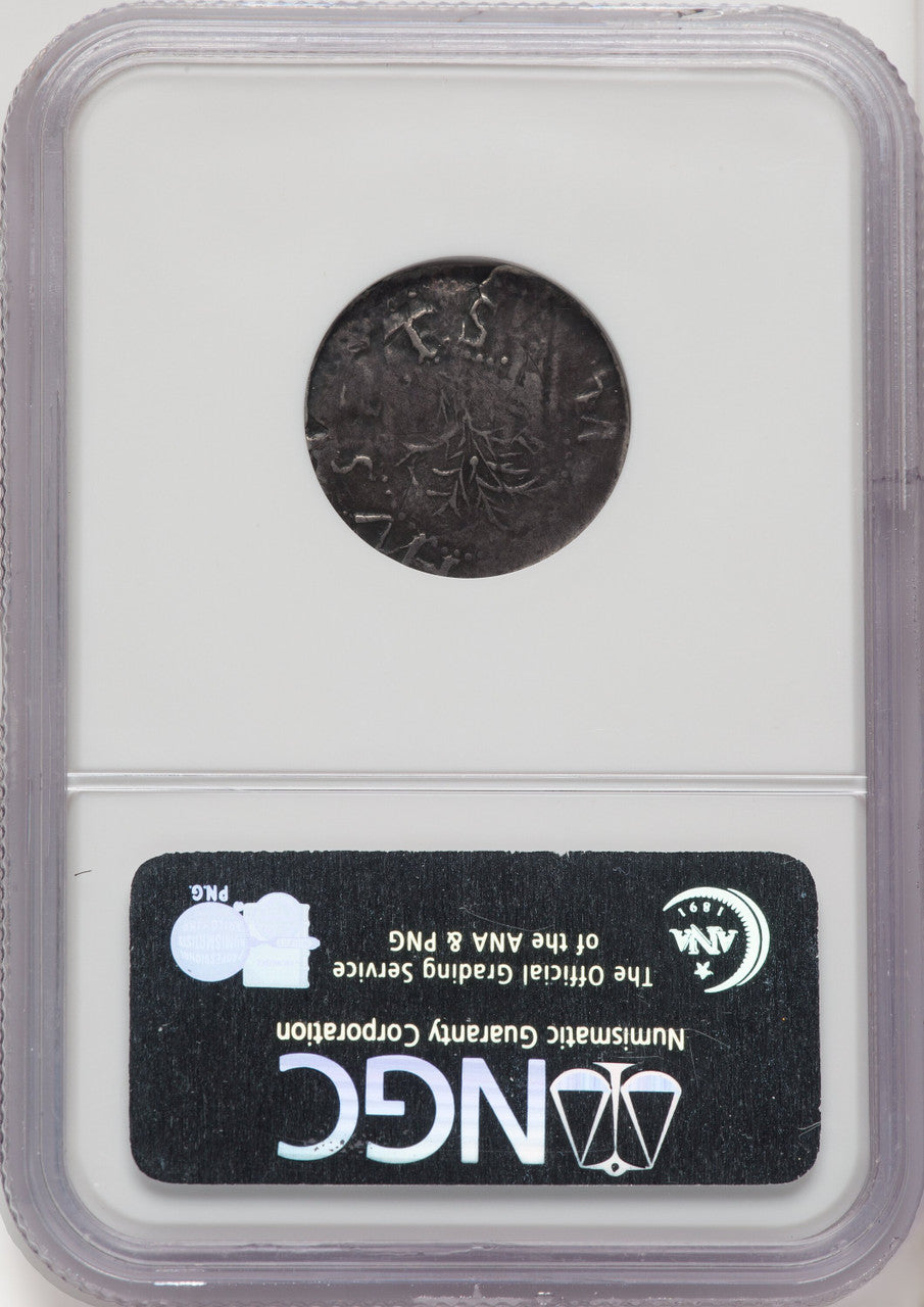1652 6PENCE Oak Tree IN on Reverse Colonials NGC XF45 (769947001)