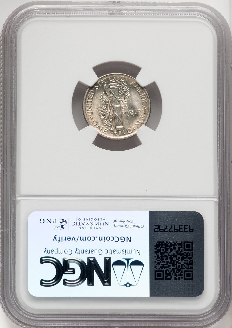 1928-D 10C FB Mercury Dime NGC MS64