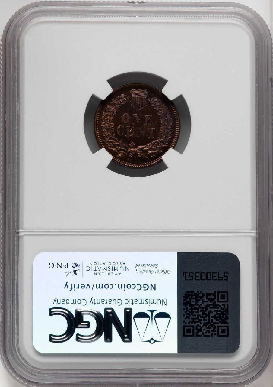 1876 1C RB Proof Indian Cent NGC PR67 (769947003)