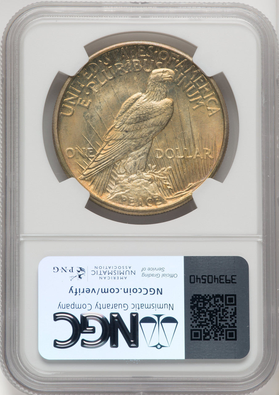 1921 Peace Dollar NGC MS66