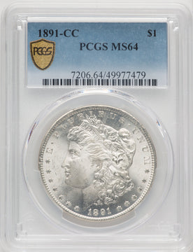 1891-CC Morgan Dollar PCGS MS64 (769223045)
