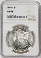 1880-S Morgan Dollar NGC MS68 (769841010)