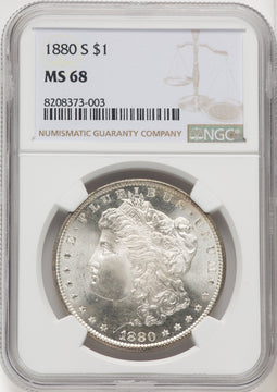 1880-S Morgan Dollar NGC MS68 (769295012)
