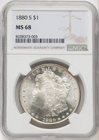 1880-S Morgan Dollar NGC MS68 (769295012)