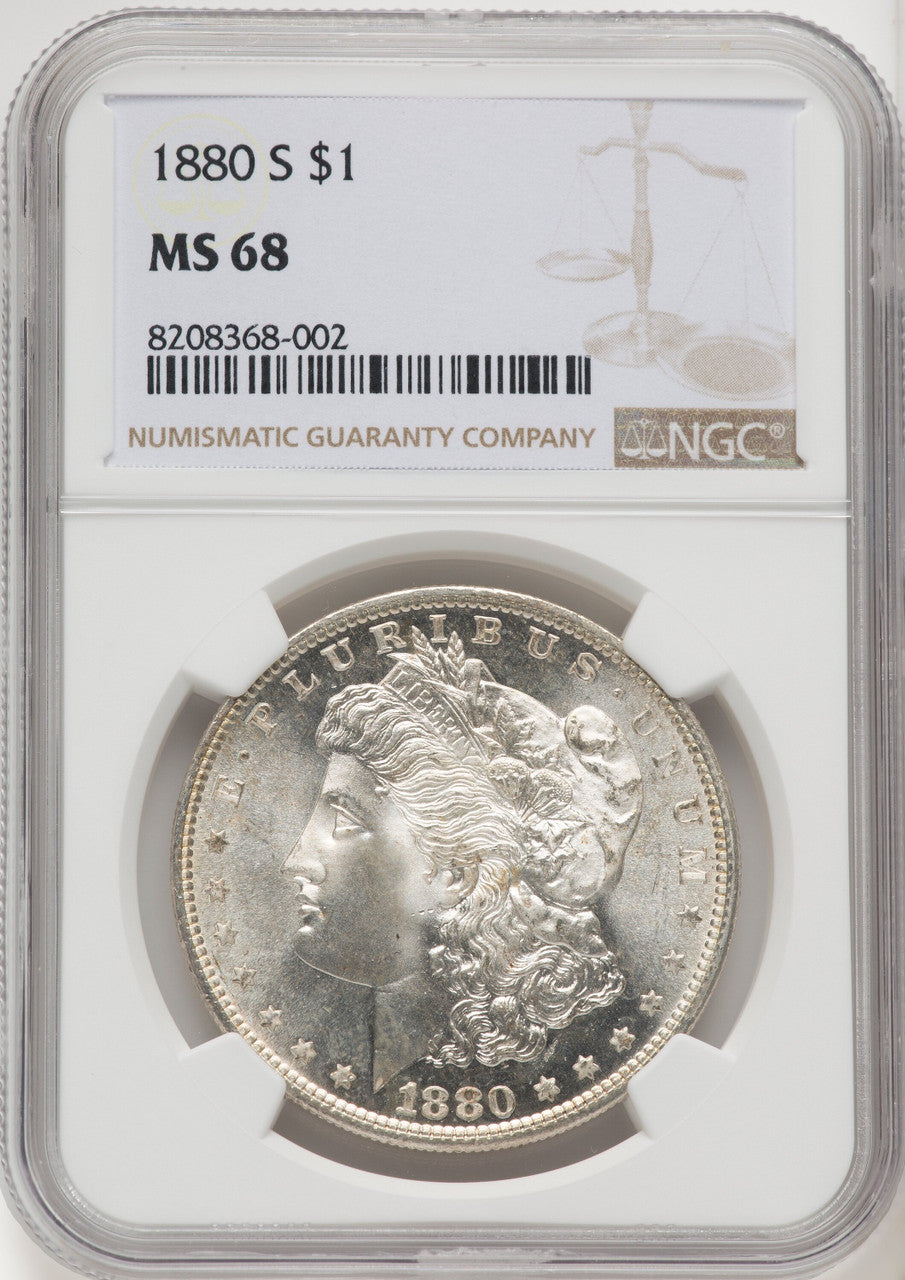 1880-S Morgan Dollar NGC MS68 (768881004)