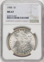 1900 Morgan Dollar NGC MS67 (506061018)