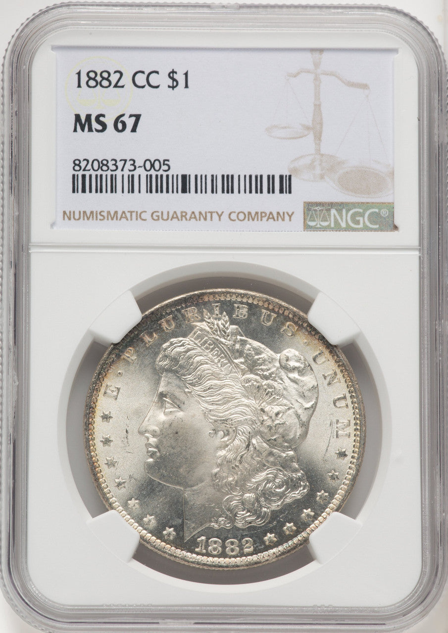 1882-CC Morgan Dollar NGC MS67