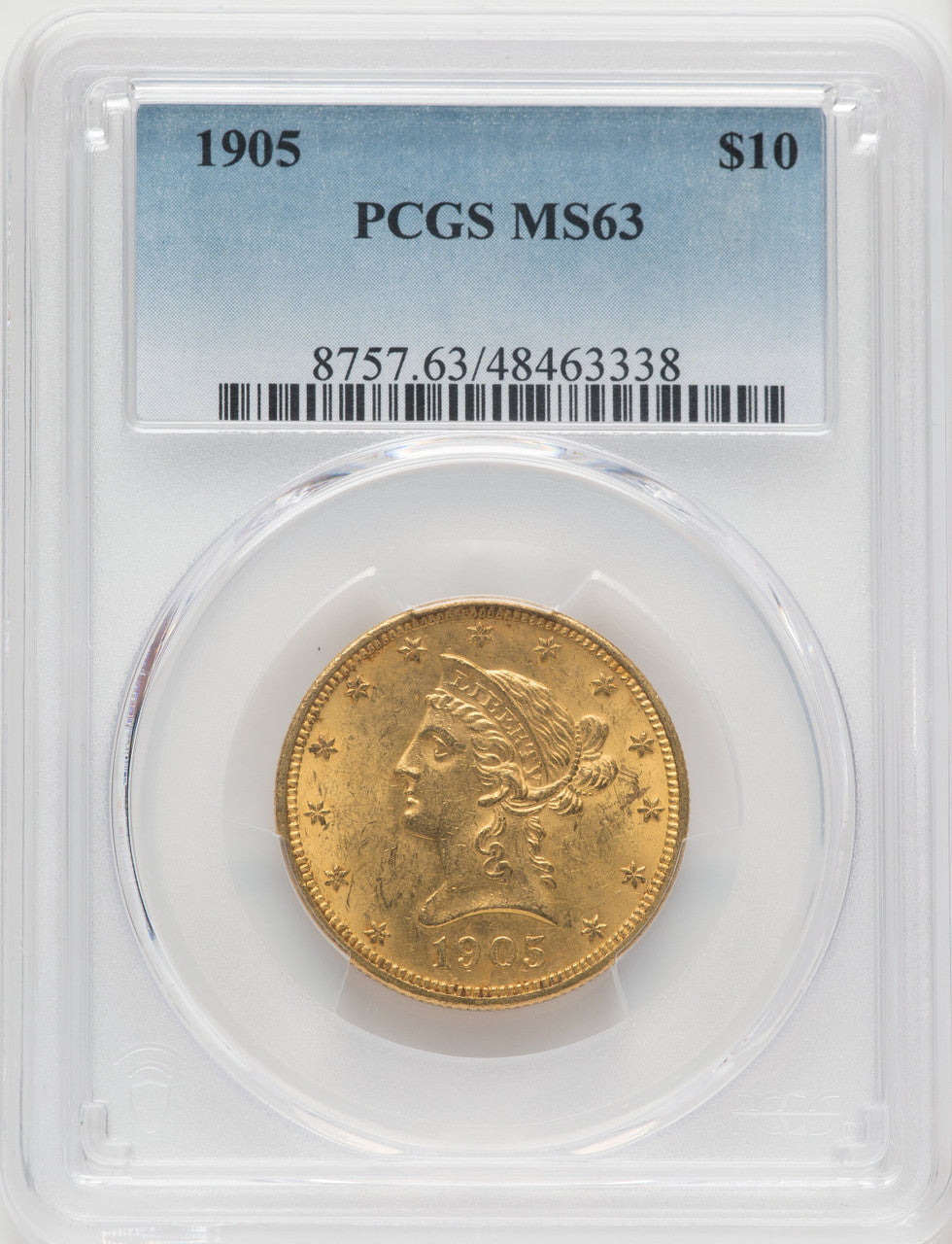 1905 $10 Liberty Eagle PCGS MS63