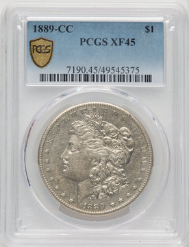1889-CC Morgan Dollar PCGS XF45