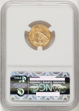 1911 $2.50 Indian Quarter Eagle NGC MS62 (506590007)