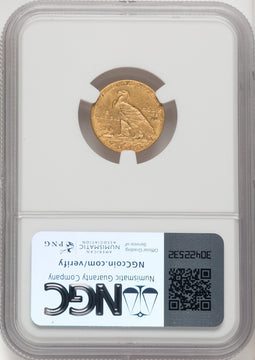 1914-D $2.50 Indian Quarter Eagle NGC MS62 (506590005)