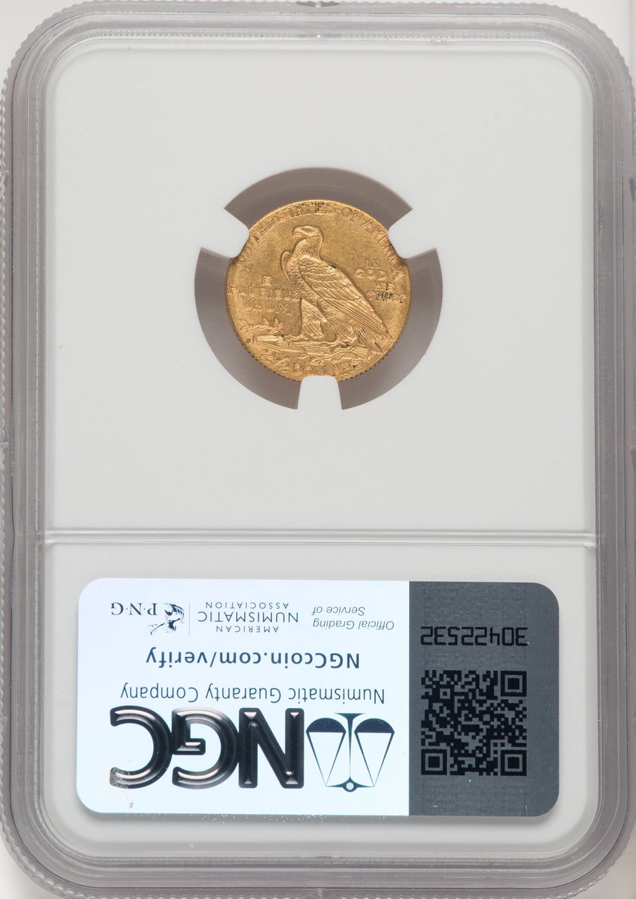1914-D $2.50 Indian Quarter Eagle NGC MS62 (506590005)