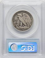 1921-D 50C Walking Liberty Half Dollar PCGS F12