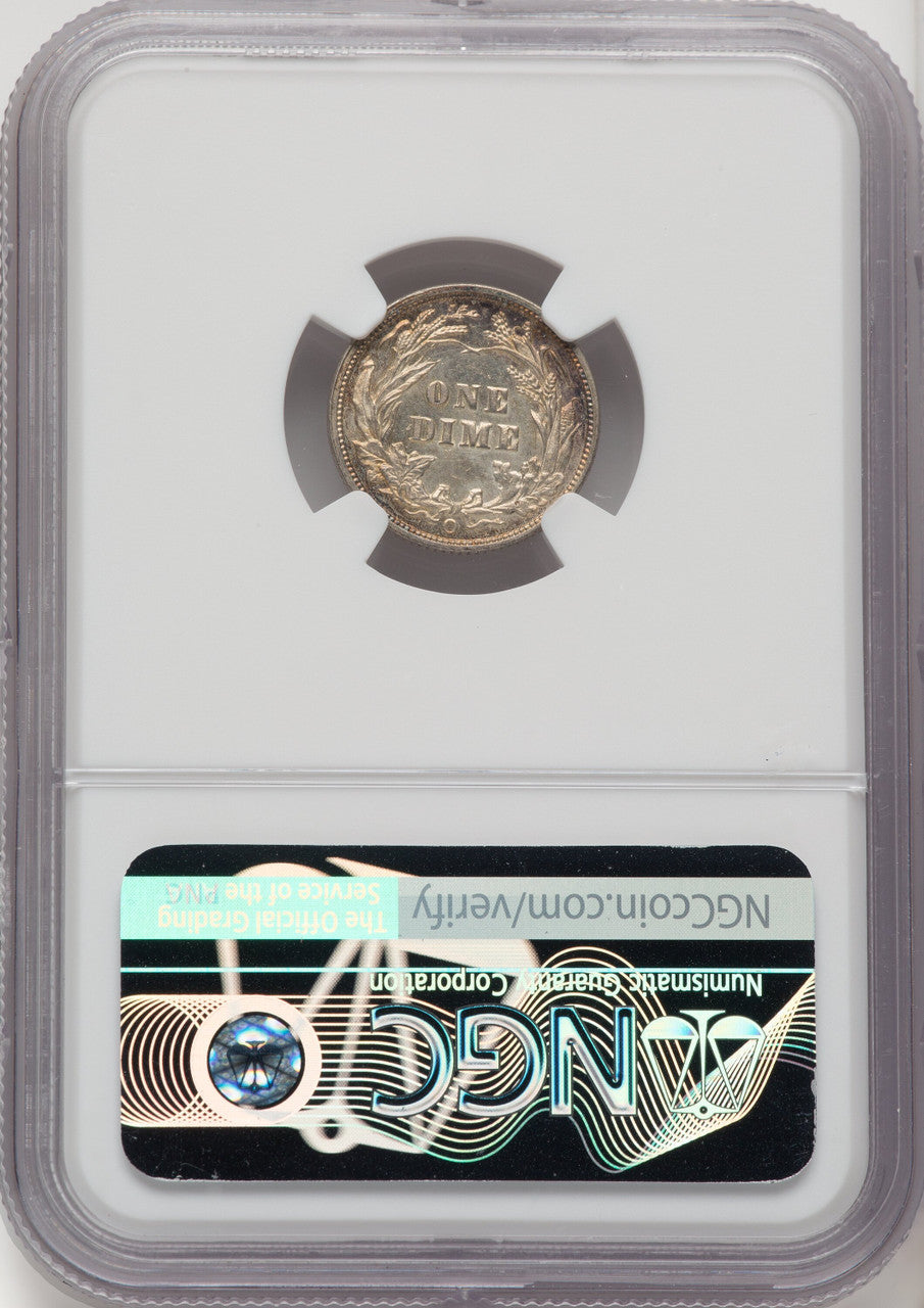 1901-O 10C Barber Dime NGC MS62