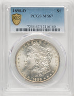 1898-O Morgan Dollar PCGS MS67