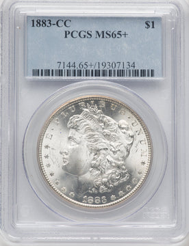 1883-CC Morgan Dollar PCGS MS65+