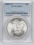 1883-CC Morgan Dollar PCGS MS65+