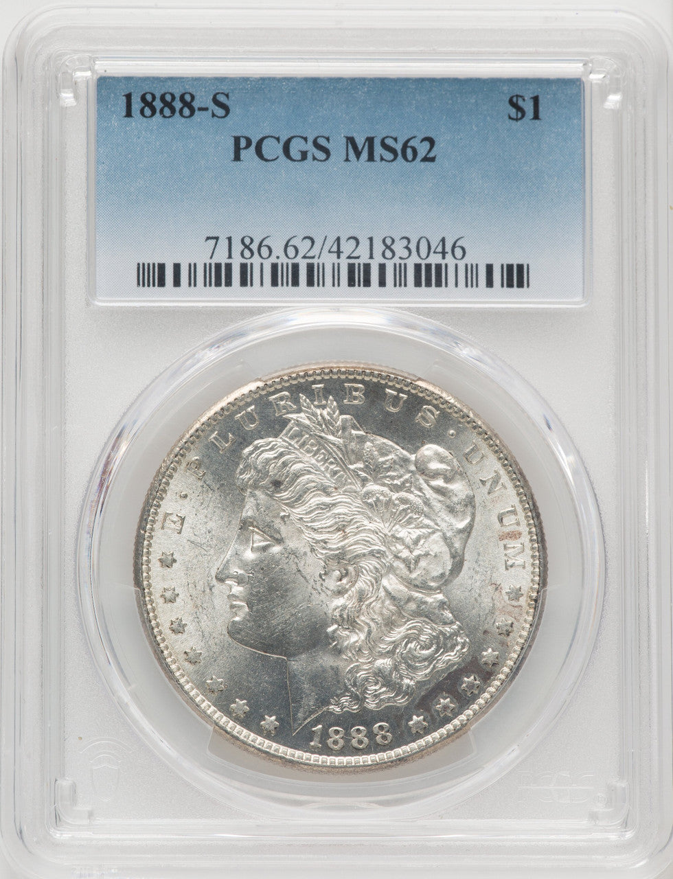 1888-S Morgan Dollar PCGS MS62