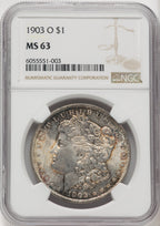 1903-O Morgan Dollar NGC MS63