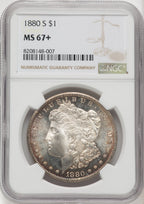 1880-S Morgan Dollar NGC MS67+ (770048006)