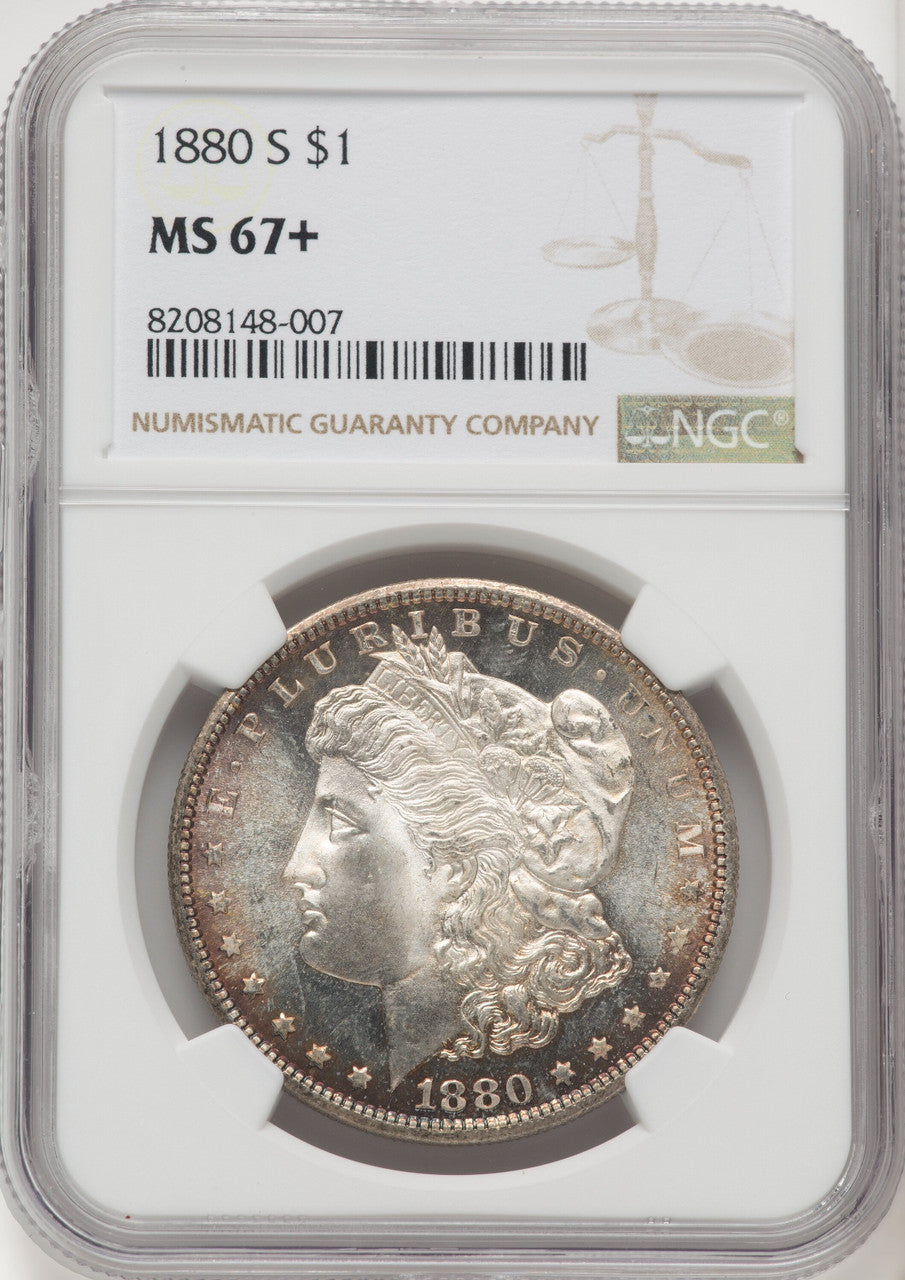 1880-S Morgan Dollar NGC MS67+ (770048006)