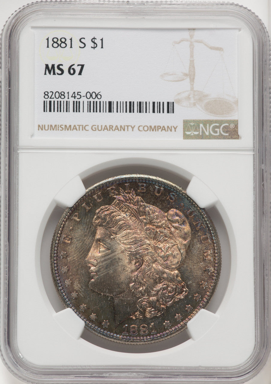 1881-S Morgan Dollar NGC MS67 (770048008)