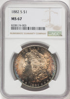 1882-S Morgan Dollar NGC MS67