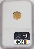 1854 G$1 Type Two Gold Dollar NGC AU55 (770051061)
