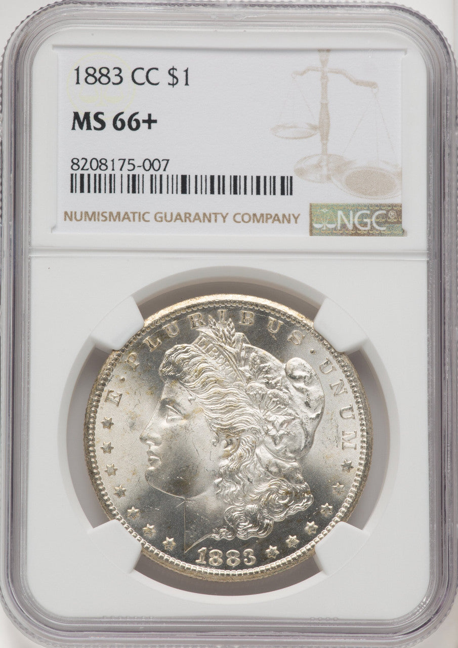 1883-CC Morgan Dollar NGC MS66+