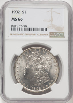 1902 Morgan Dollar NGC MS66