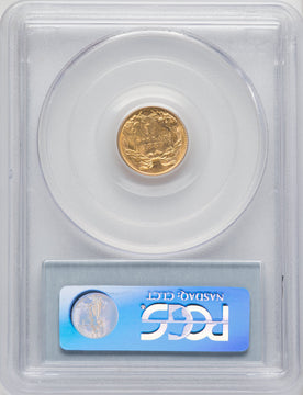 1889 G$1 Gold Dollar PCGS AU58