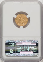 1910 $2.50 Indian Quarter Eagle NGC MS62 (770051068)