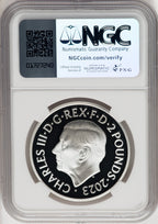 2023 G. Britain James Bond 007 Silver Coin NGC PF70