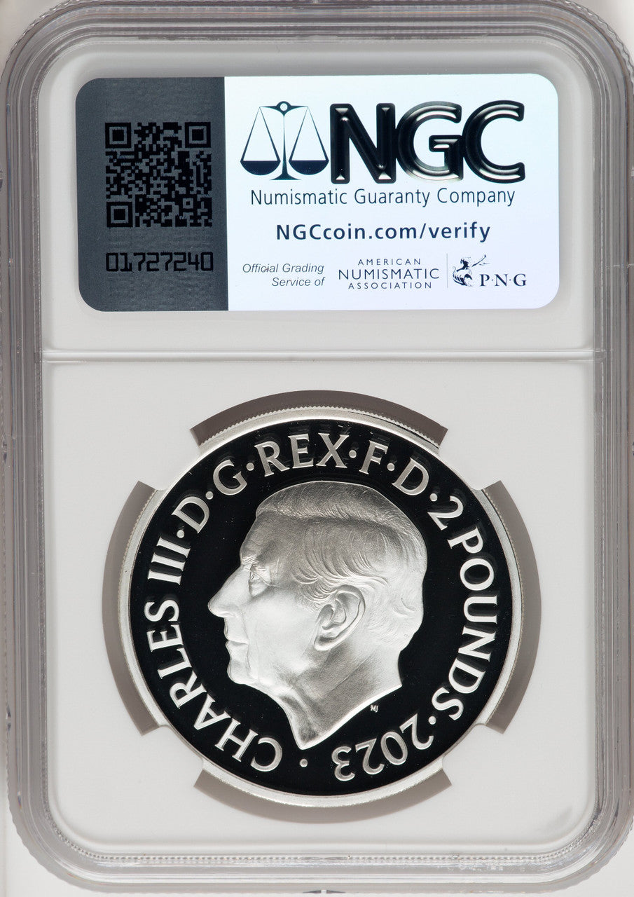 2023 G. Britain James Bond 007 Silver Coin NGC PF70
