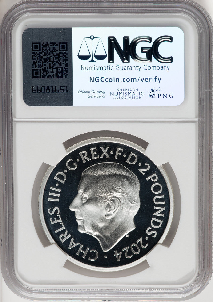 2024 Charles III 1 oz Silver Tyrannosaurus NGC PF70UCAM