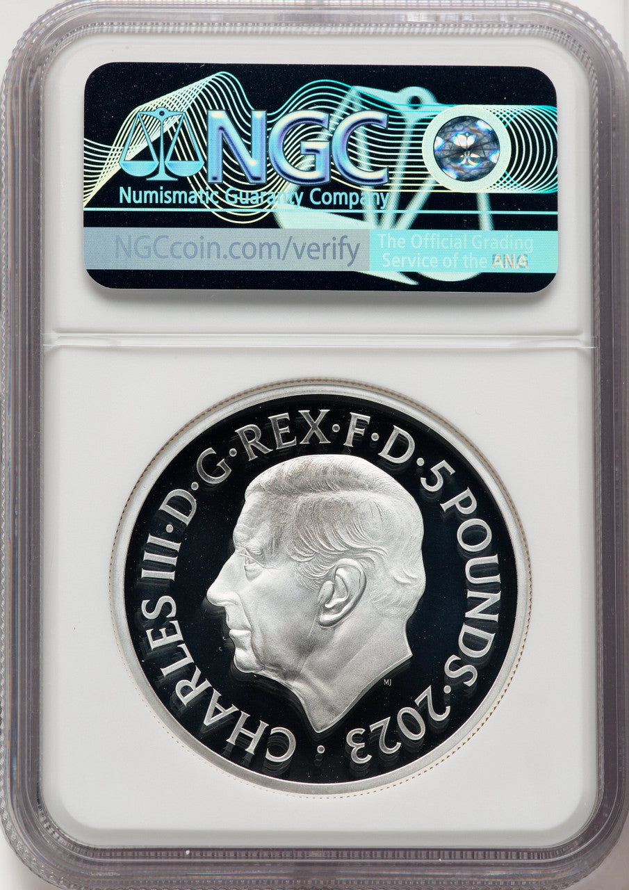 2023 G. Britain James Bond 007 2oz Silver Coin NGC PF70