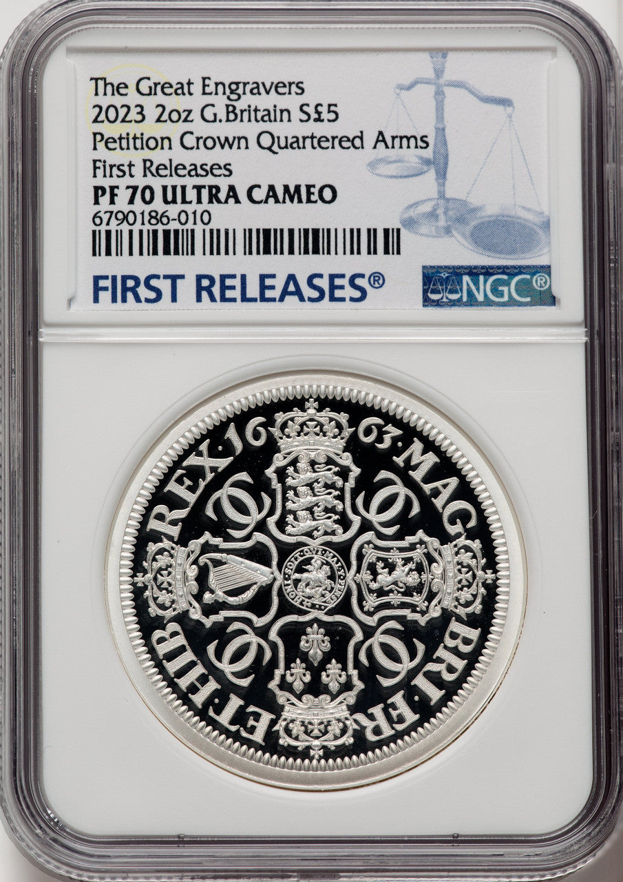 2023 2oz G.Brtian Crown Quartered Arms Coin NGC PF70UCAM