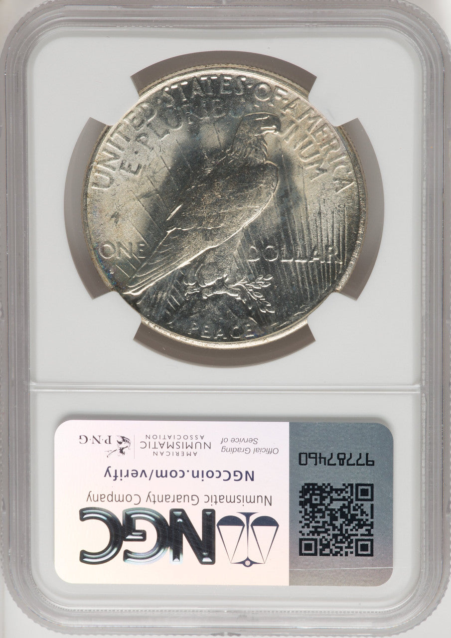 1927-S Peace Dollar NGC MS65