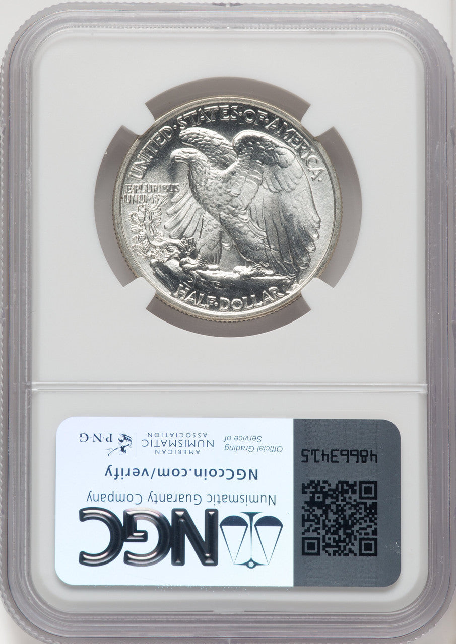 1943 50C Walking Liberty Half Dollar NGC MS67 (767645002)