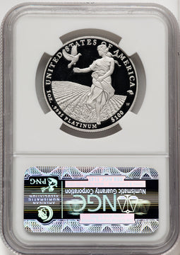 2011-W $100 One-Ounce Platinum Eagle Statue of Liberty Brown Label NGC PF70 (770233004)