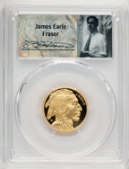 2008-W $10 Quarter-Ounce Gold Buffalo Fraser Signature Fraser Signature PCGS PR70