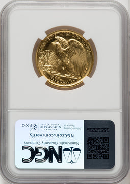 2016-W 50C 24K Gold Half Ounce Brown Label NGC MS70