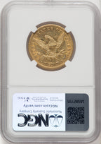 1858-O $10 Liberty Eagle NGC AU53