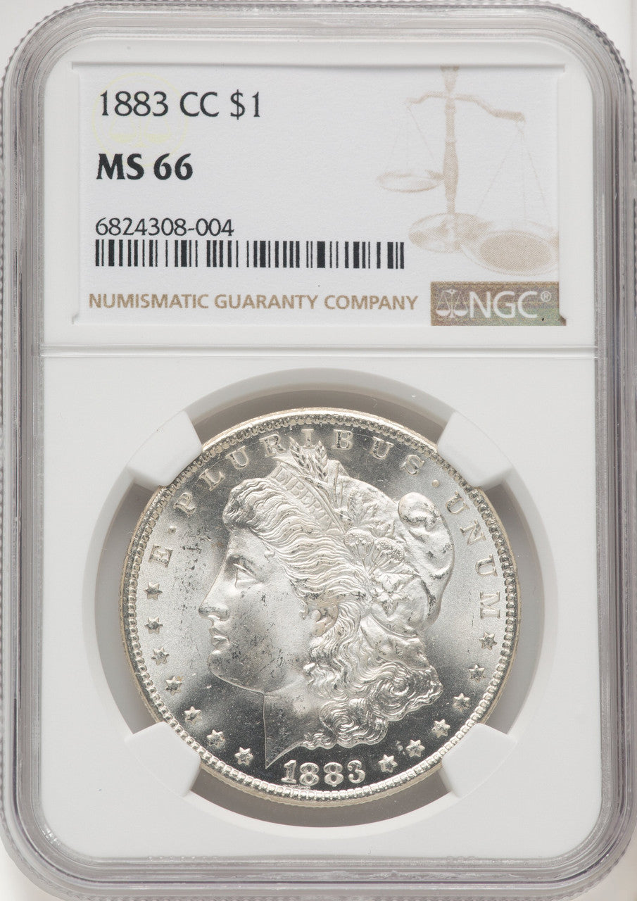 1883-CC Morgan Dollar NGC MS66