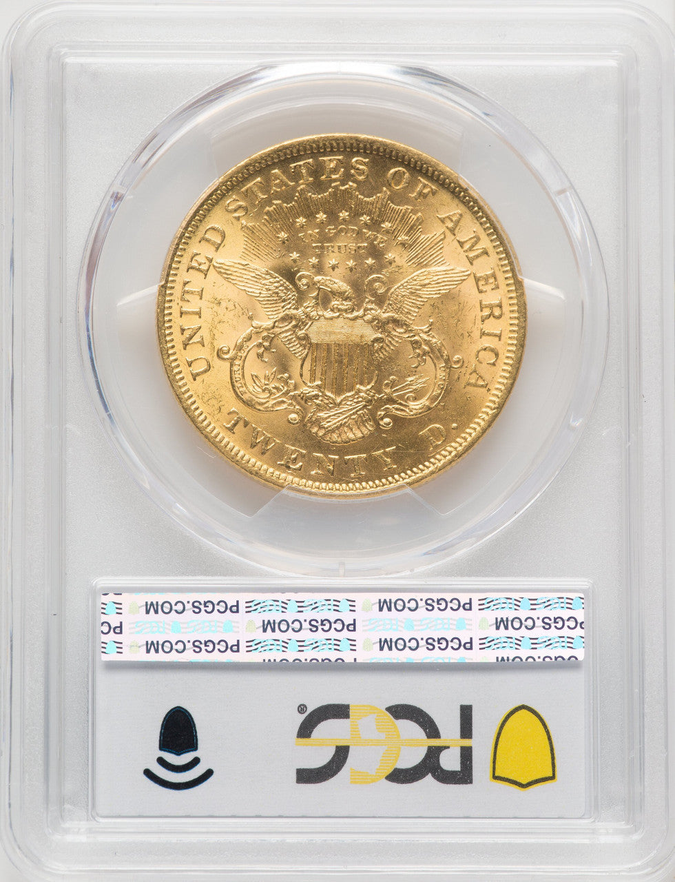 1873 $20 OPEN 3 Liberty Double Eagle PCGS MS62 (506565006)