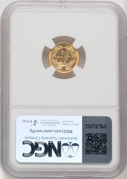 1862 G$1 Gold Dollar NGC MS62 (770302004)