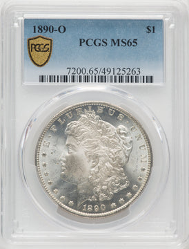 1890-O Morgan Dollar PCGS MS65