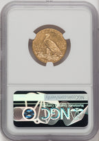 1911-D $5 Indian Half Eagle NGC MS62 (506569001)