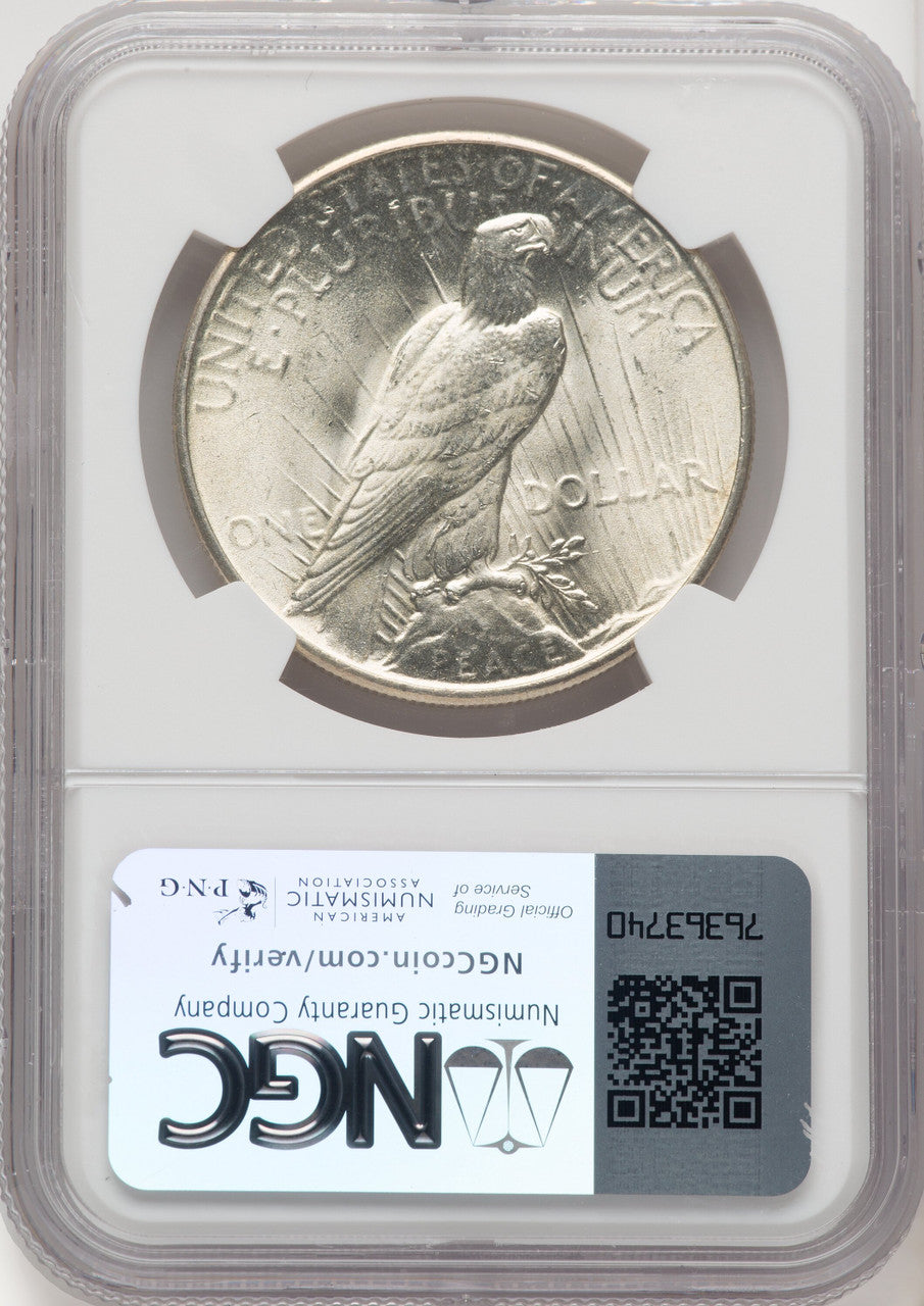 1935 Peace Dollar NGC MS66