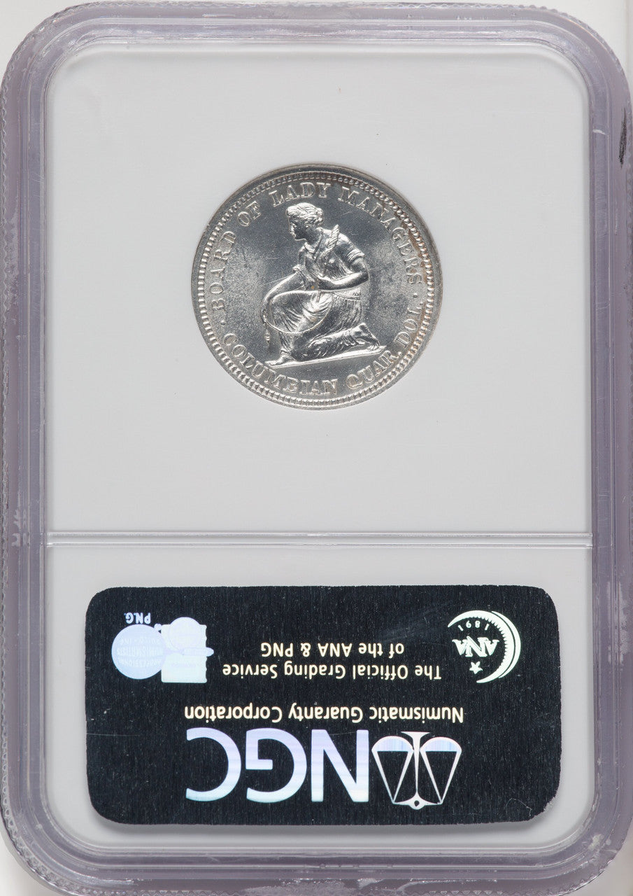 1893 25C Isabella Quarter Commemorative Silver NGC MS64 (770345026)